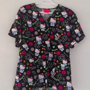 Hello Kitty Scrub Top